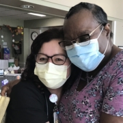 Janet visiting at Ballad Rehabilitation Hospital